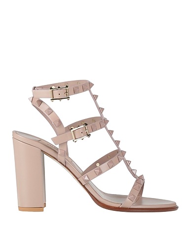 VALENTINO GARAVANI Sandals Taupe Leather