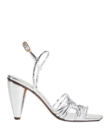 VIVIENNE WESTWOOD Sandals Silver 100% Goat skin