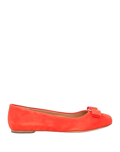 FERRAGAMO Ballet flats Red Calfskin