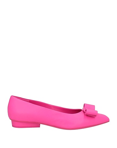 FERRAGAMO Ballet flats Magenta Lambskin