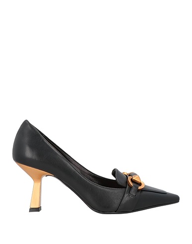 NICOLE BONNET Paris Court Black Leather