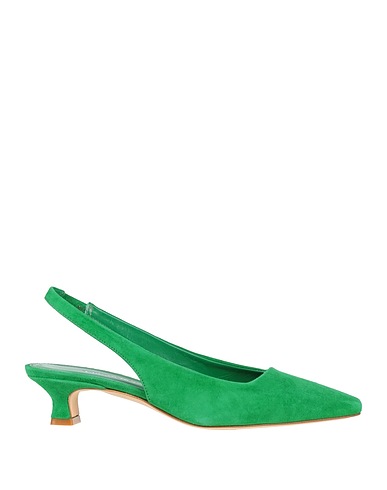 THE SELLER Pump Green Leather