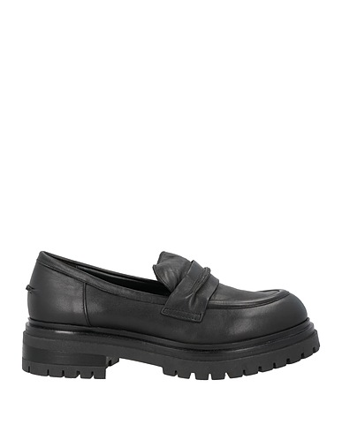 MOHAI Mocasín Negro Cuero