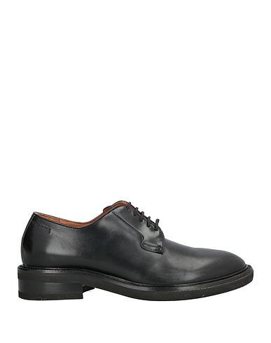 BOTTI Laced shoes PER LABORATORI TESSILI ITALIANI Black Leather