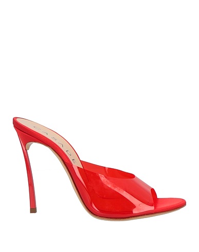 CASADEI Sandals Red Rubber