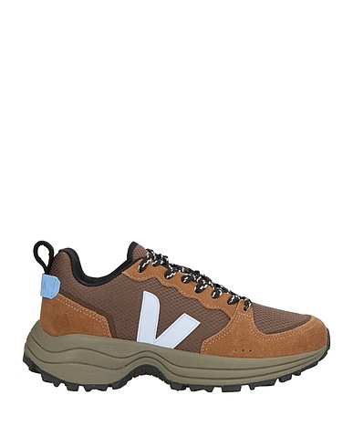 VEJA Sneakers Brown Leather, Textile fibers