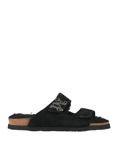 PALM ANGELS Sandals Black Leather