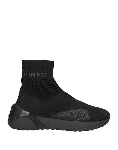 PINKO Sneakers Black Textile fibers