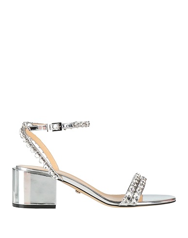 MACH & MACH Sandals Silver Leather