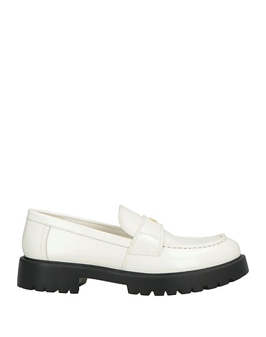 TORY BURCH Loafers White Calfskin
