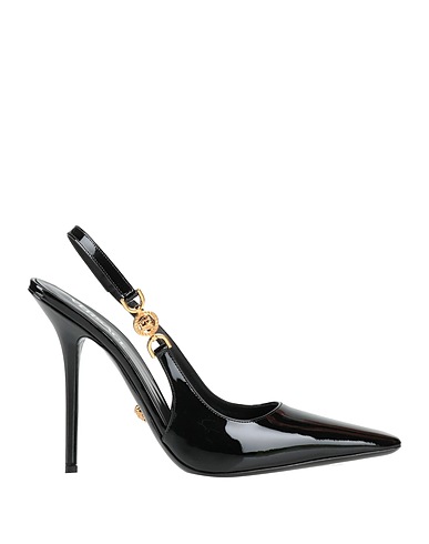 VERSACE Décolleté Nero Pelle di vitello