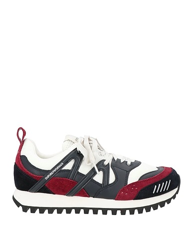 EMPORIO ARMANI Sneakers Black 100% Polyamide, Cow leather