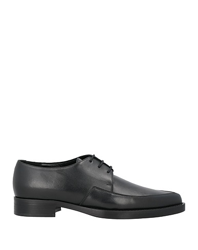 FABIANA FILIPPI Laced shoes Black Leather