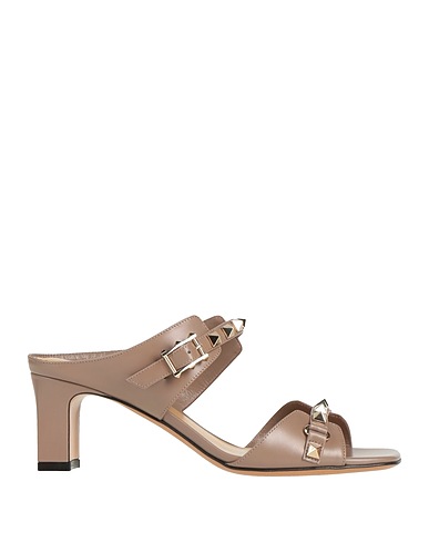 VALENTINO GARAVANI Sandals Taupe Leather
