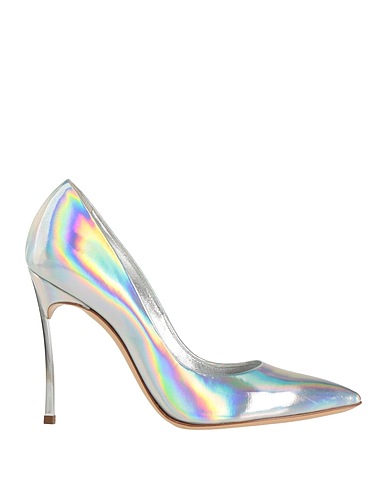 CASADEI Pumps Silber Leder