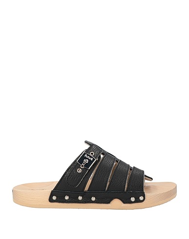 SCHOLL Mules and clogs Black Leather