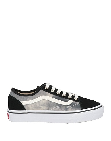 VANS Sneakers Black Leather, Textile fibers
