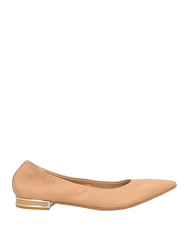 CASADEI Ballet flats Camel Leather