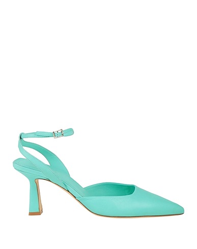 THE SELLER Court Turquoise Leather