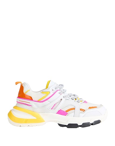 SERAFINI Sneakers Jaune Fibres textiles, Cuir