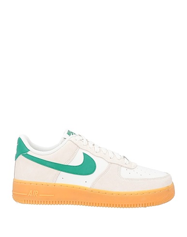 NIKE Sneakers White Leather, Textile fibres