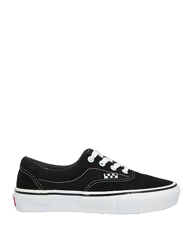 VANS Sneakers POP CUSH Black Leather, Textile fibers