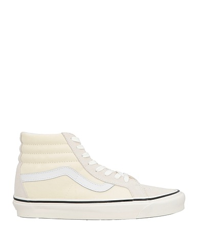 VANS Sneakers Ivory Leather, Textile fibers