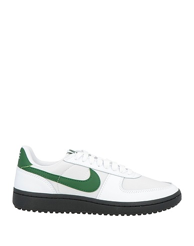 NIKE Sneakers White Leather, Textile fibres