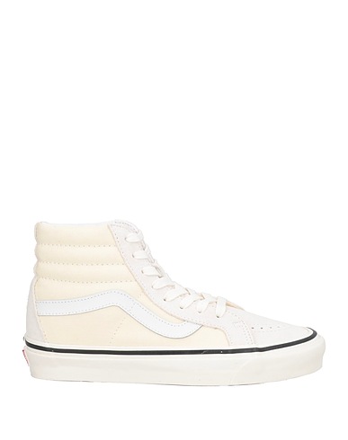 VANS Sneakers Off white Leather, Textile fibers