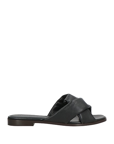 FERRAGAMO Sandalen Schwarz Leder