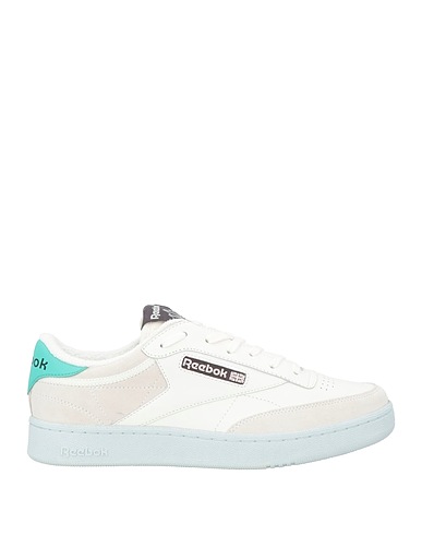 REEBOK Sneakers Bianco Pelle, Fibre tessili