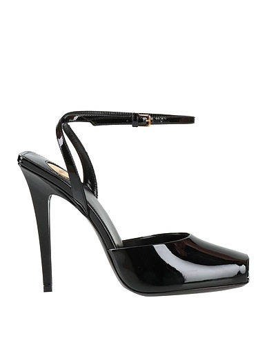 SAINT LAURENT Sandals Black Leather
