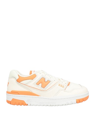 NEW BALANCE Sneakers Ivory Leather, Textile fibres