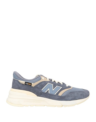 NEW BALANCE Sneakers Azul francés Cuero, Fibras textiles