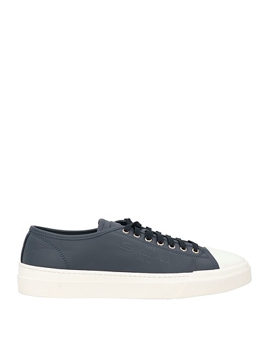 SANTONI Sneakers Midnight blue Leather