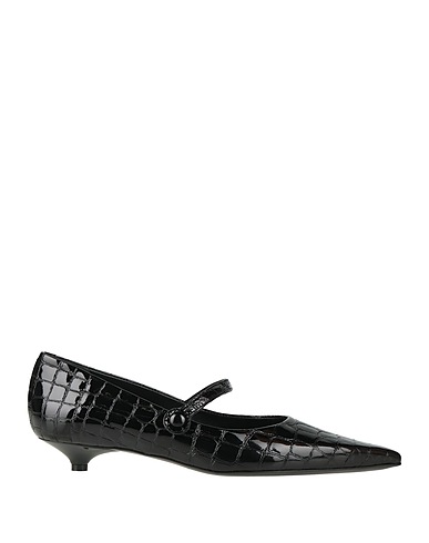 GUGLIELMO ROTTA Ballerinas Schwarz Leder