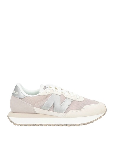 NEW BALANCE Sneakers Taupe Leather, Textile fibres