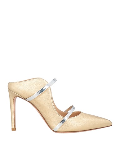 NOA Mules and clogs Gold Leather