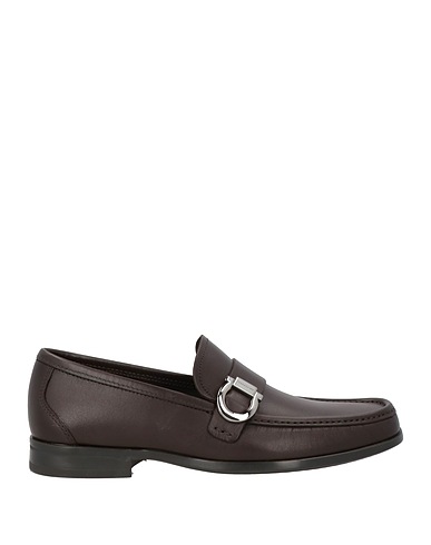 FERRAGAMO Loafers Dark brown Calfskin