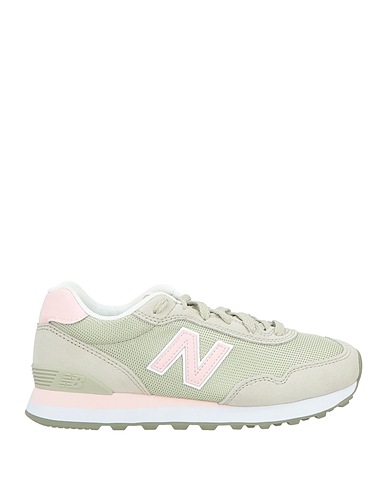 NEW BALANCE Sneakers Light green Leather, Textile fibers