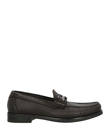 CANALI Loafers Dark brown Leather