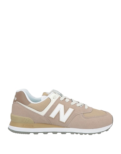 NEW BALANCE Sneakers Beige Cuir, Fibres textiles
