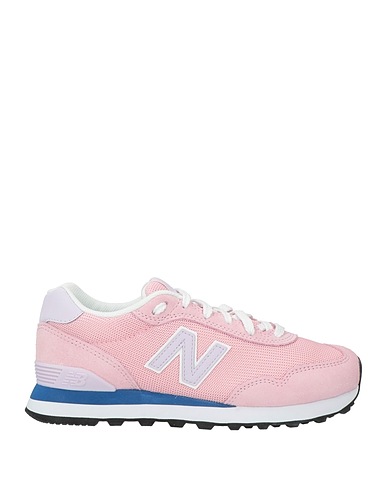 NEW BALANCE Sneakers Pink Textile fibres, Leather