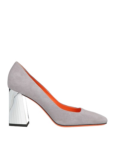 SANTONI Court Grey Leather