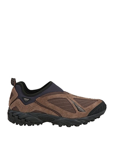 NEW BALANCE Sneakers Dark brown Leather, Textile fibres