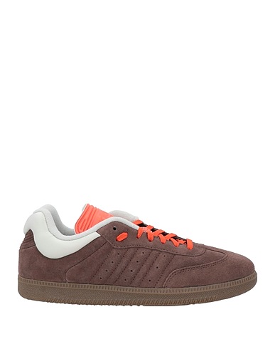 ADIDAS ORIGINALS Sneakers DINGYUN ZHANG Chocolate brown Leather, Textile fibers