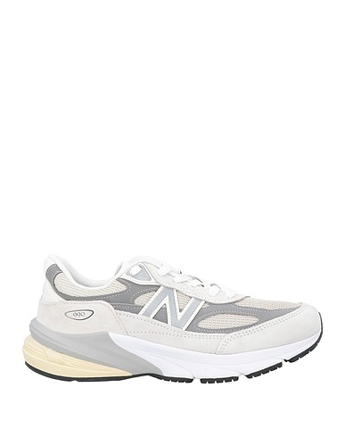 NEW BALANCE Sneakers Light grey Leather, Textile fibres