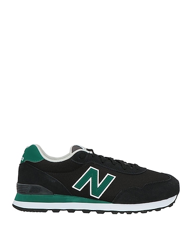 NEW BALANCE Sneakers Black Textile fibres, Leather