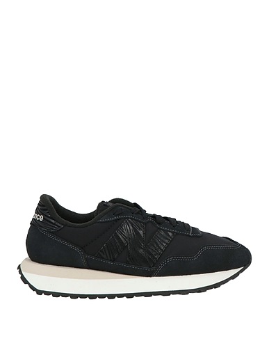 NEW BALANCE Sneakers Black Textile fibers, Leather