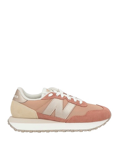 NEW BALANCE Sneakers Antique rose Leather, Textile fibres